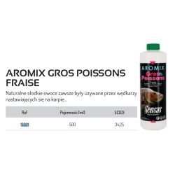 Sensas Aromix Gros Passions Fraise 500ml